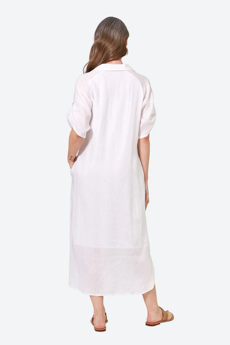 Studio Shirt Dress - Salt