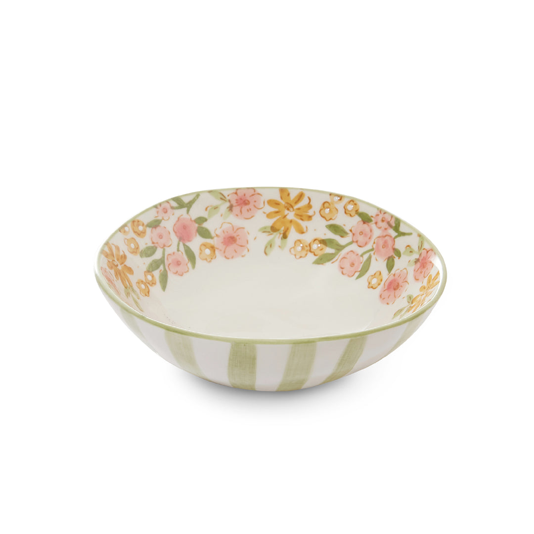 CAMILLE PINK/ GREEN SMALL BOWL