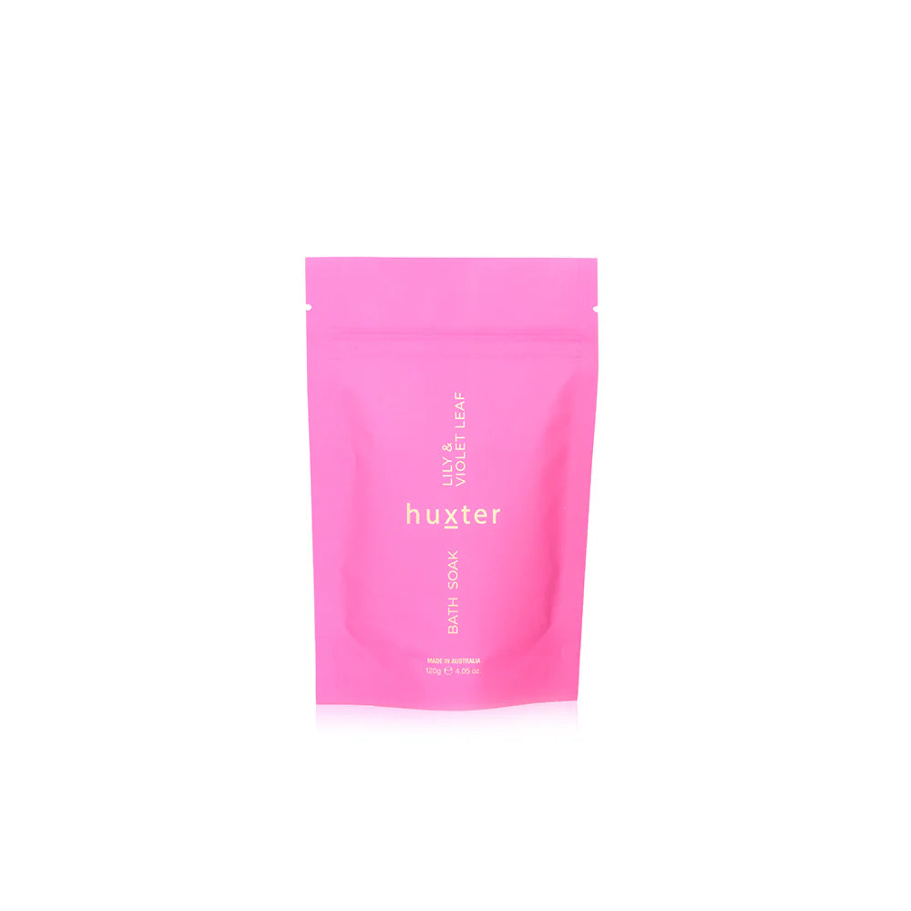 Bath Soak - 120gm - Fuchsia - Lily & Violet Leaf