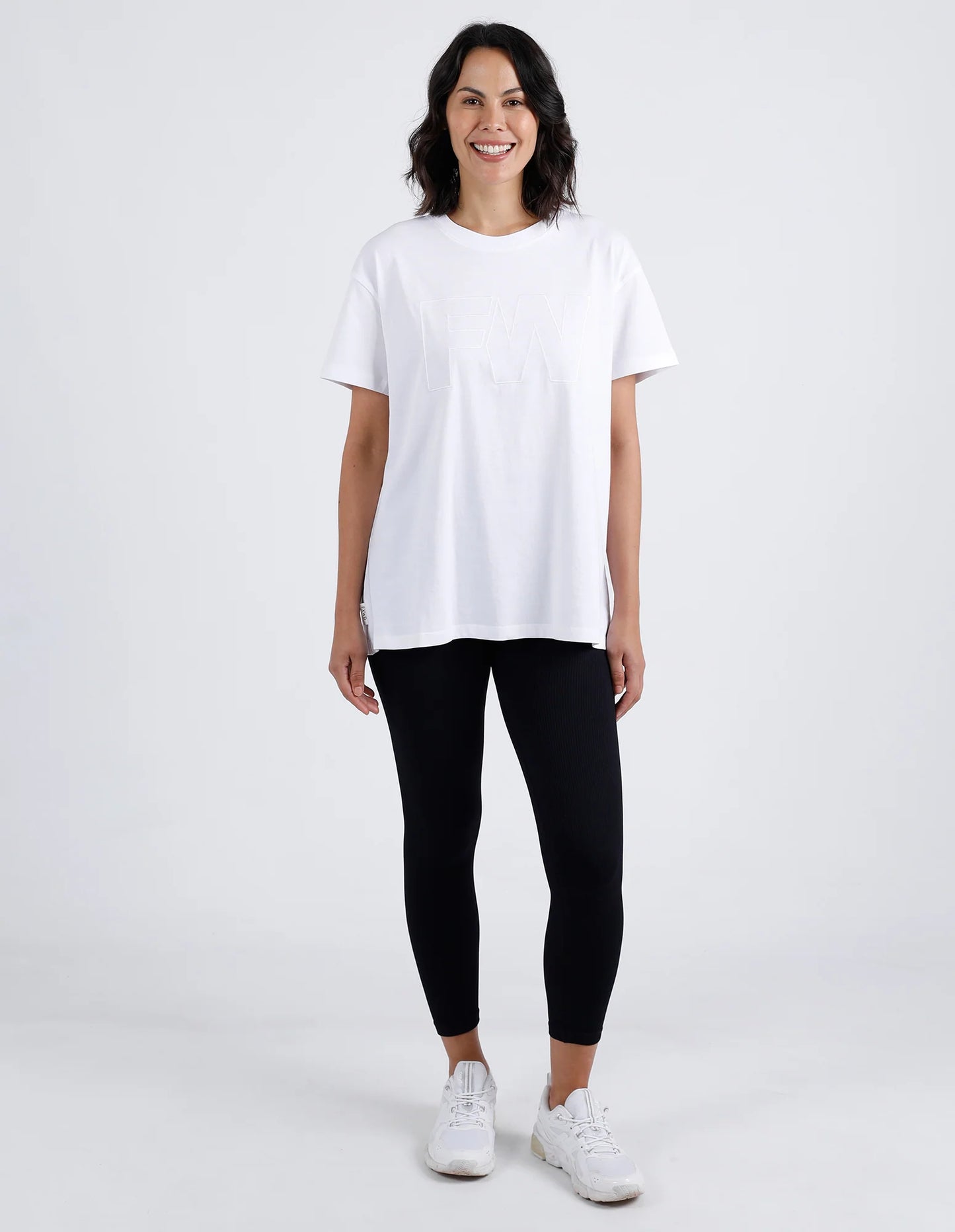 Embroidery White Tee