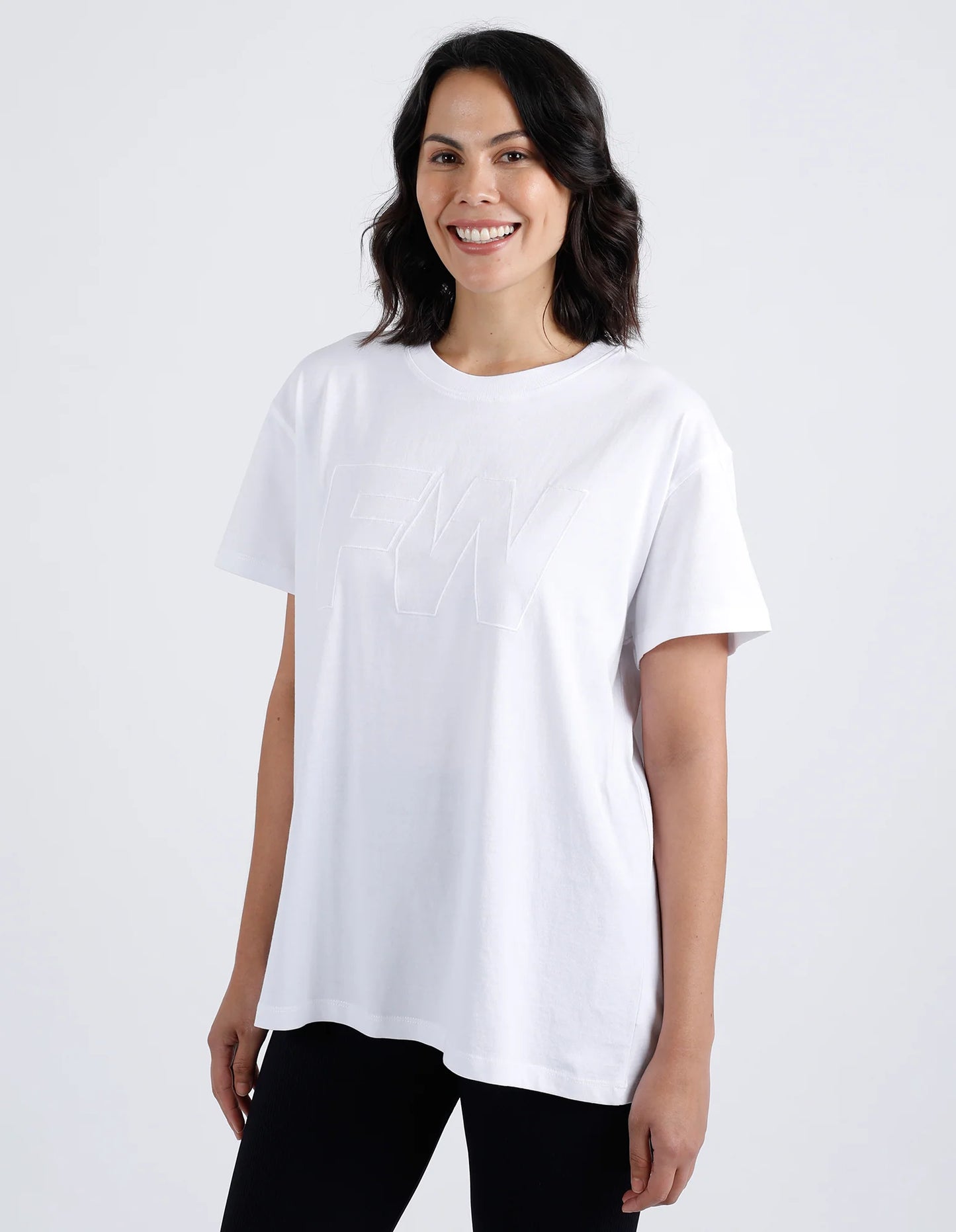 Embroidery White Tee