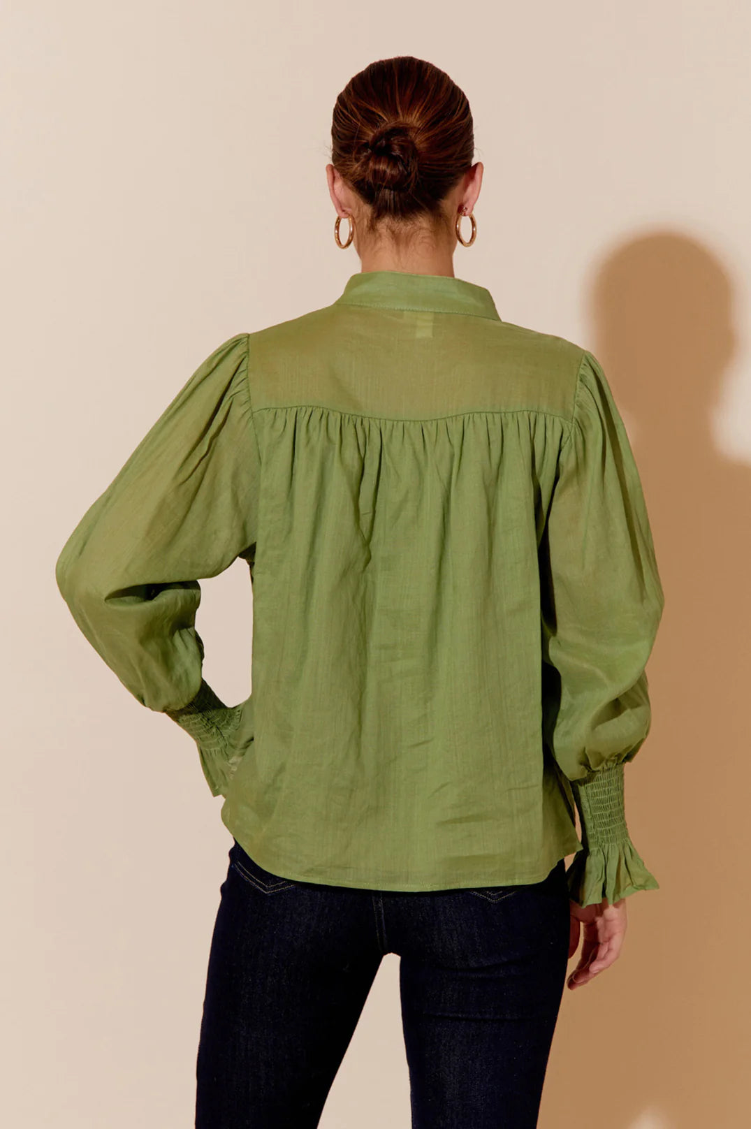 Hayley Pistachio Ramie Shirt