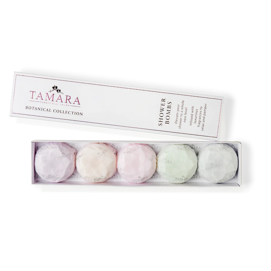 BOTANICAL GIFT PACK COLLECTION (BOX OF 5 SHOWER BOMBS)