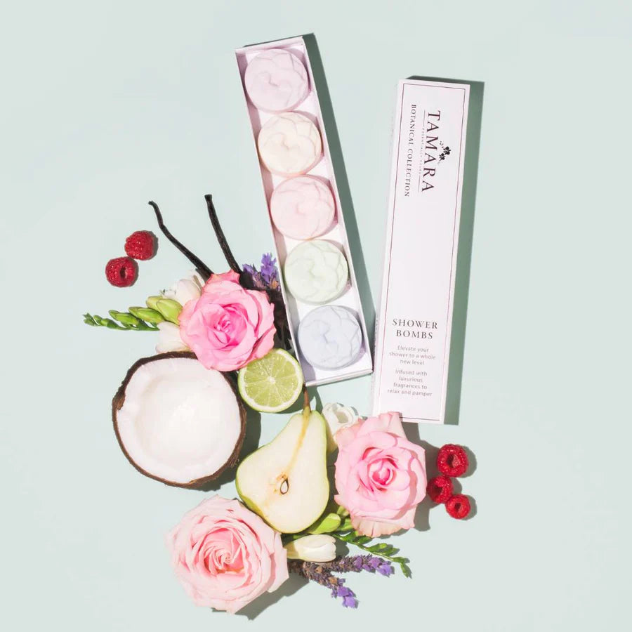 BOTANICAL GIFT PACK COLLECTION (BOX OF 5 SHOWER BOMBS)