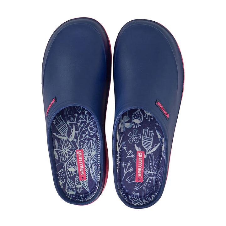 Gummies - Memory Foam Clog - Navy Natives