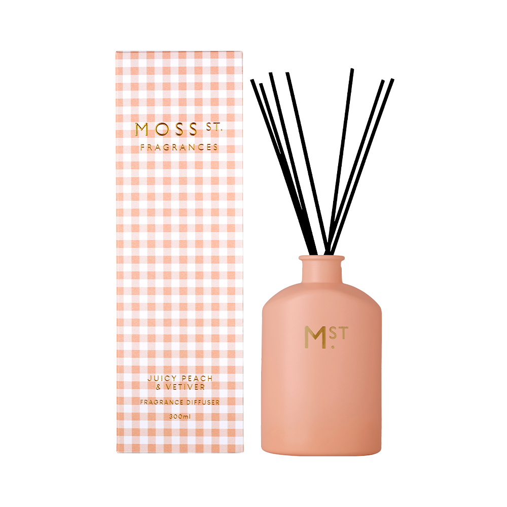Juicy Peach & Vetiver Fragrance Diffuser 300ml