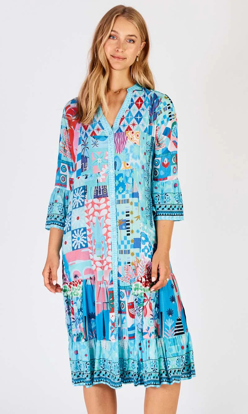 Rayon Dress Midi Aliah