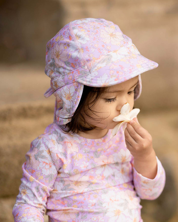 Swim Baby Onesie Long Sleeve Classic Dahlia