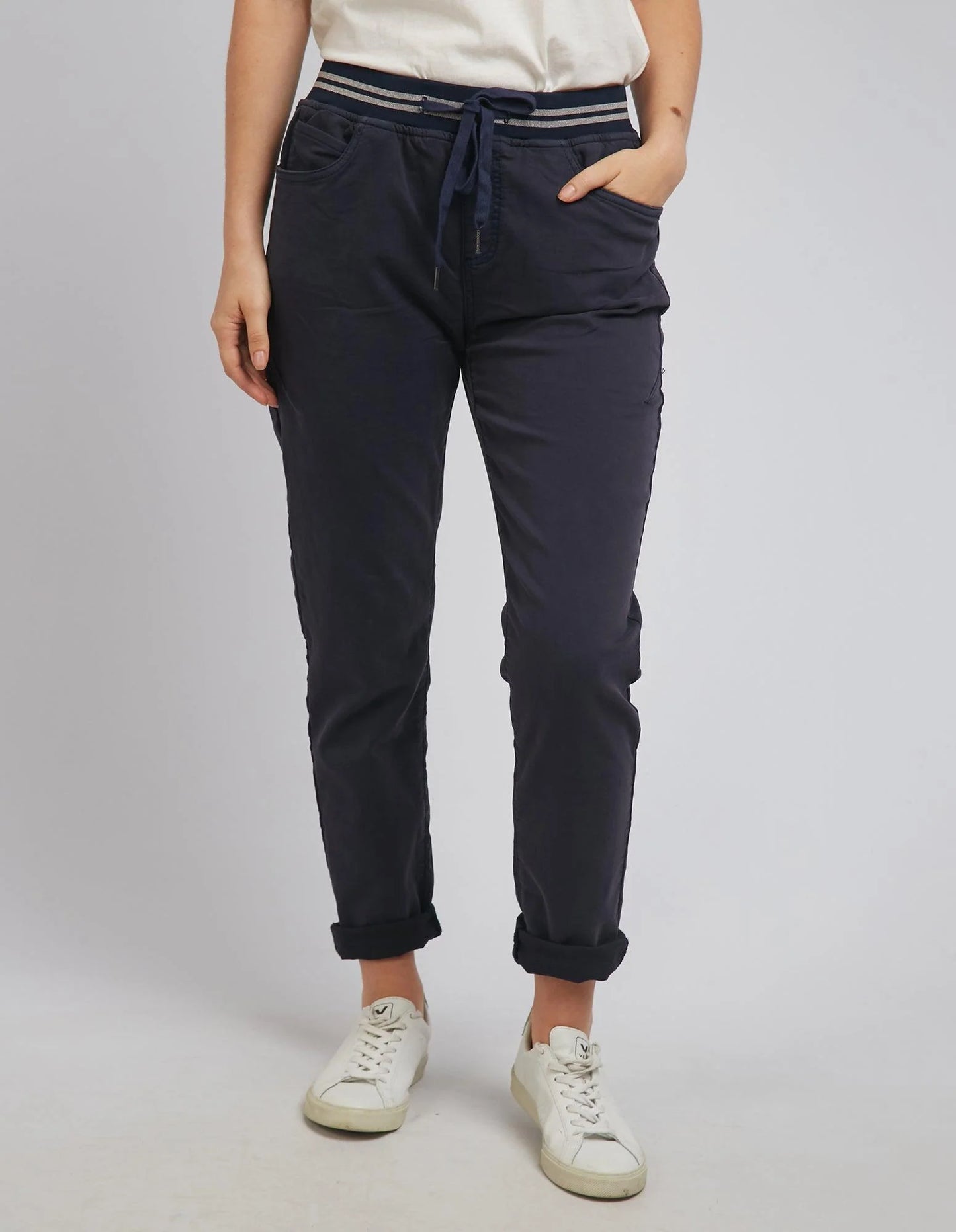 Sylvia Navy Jogger