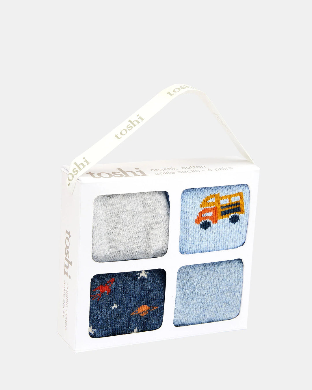 Organic Socks Gift Box Ankle - Assorted Handsome