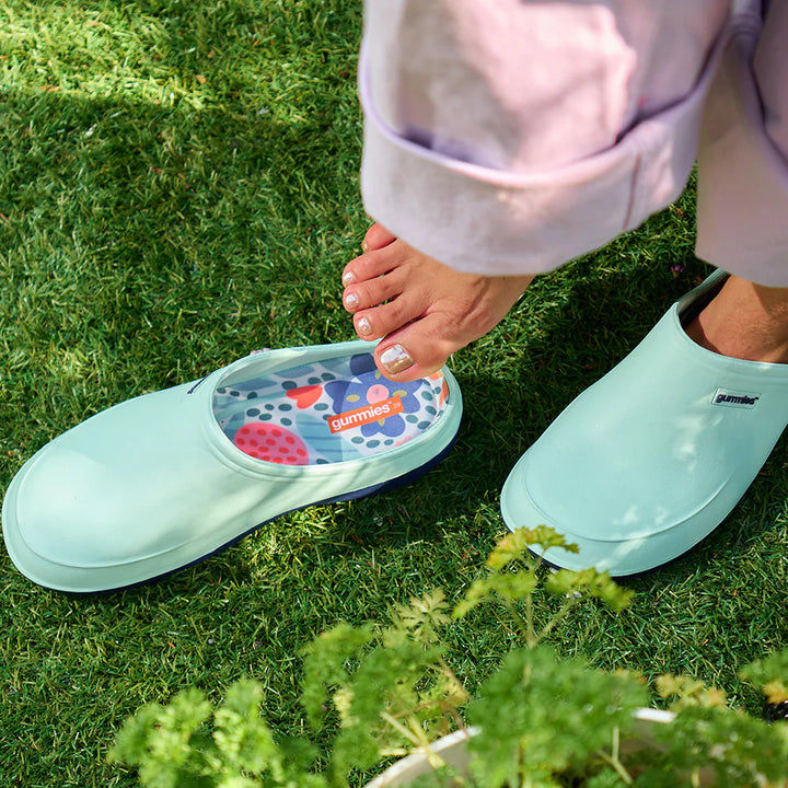 Gummies - Memory Foam Clog - Garden Love Sage