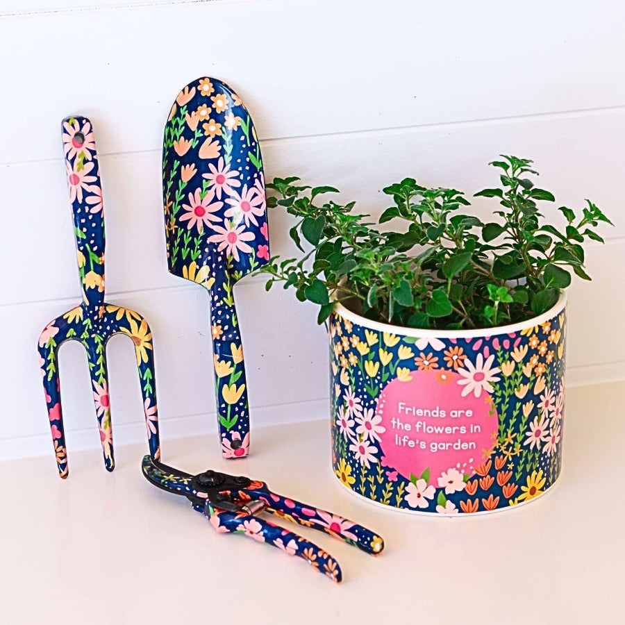 Home Grown Floral Plant Pot