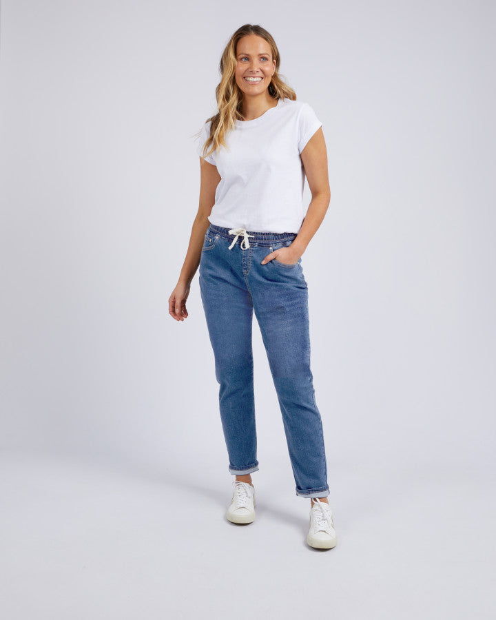 Juliette Jogger Jean - Vintage Blue