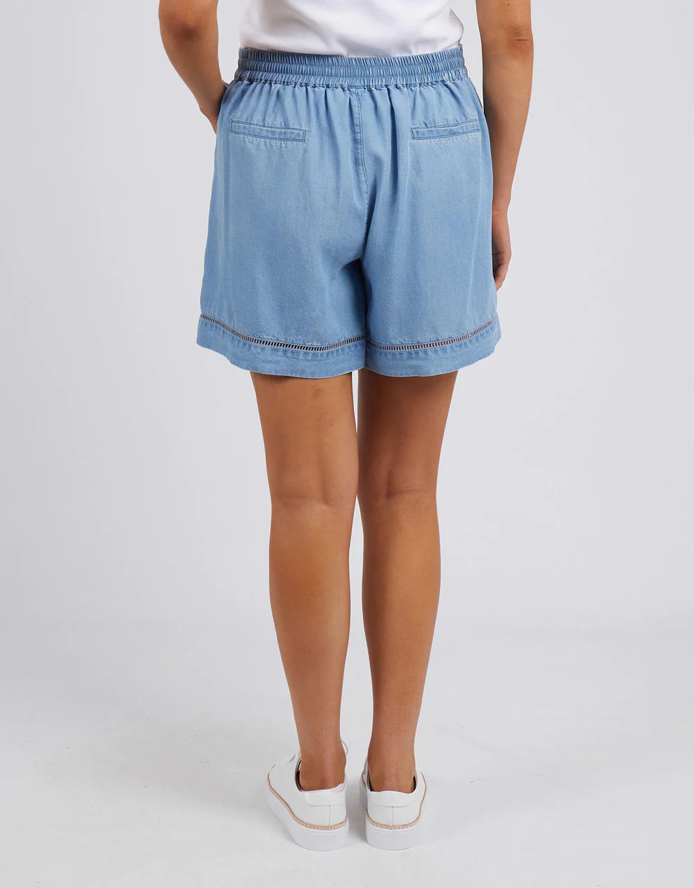 Astrid Chambray Short - Blue