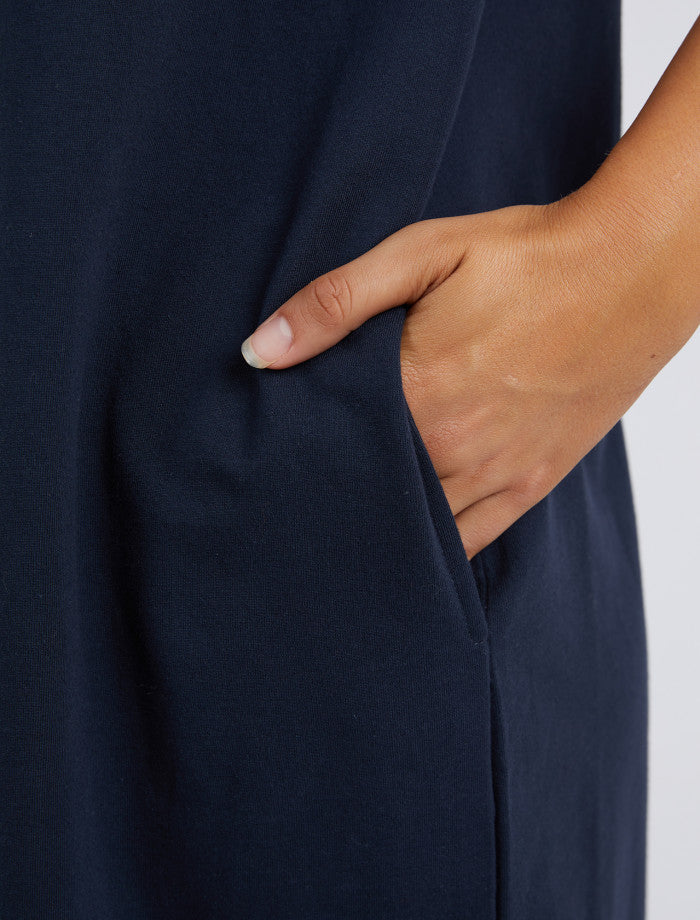 Zalia Dress - Navy
