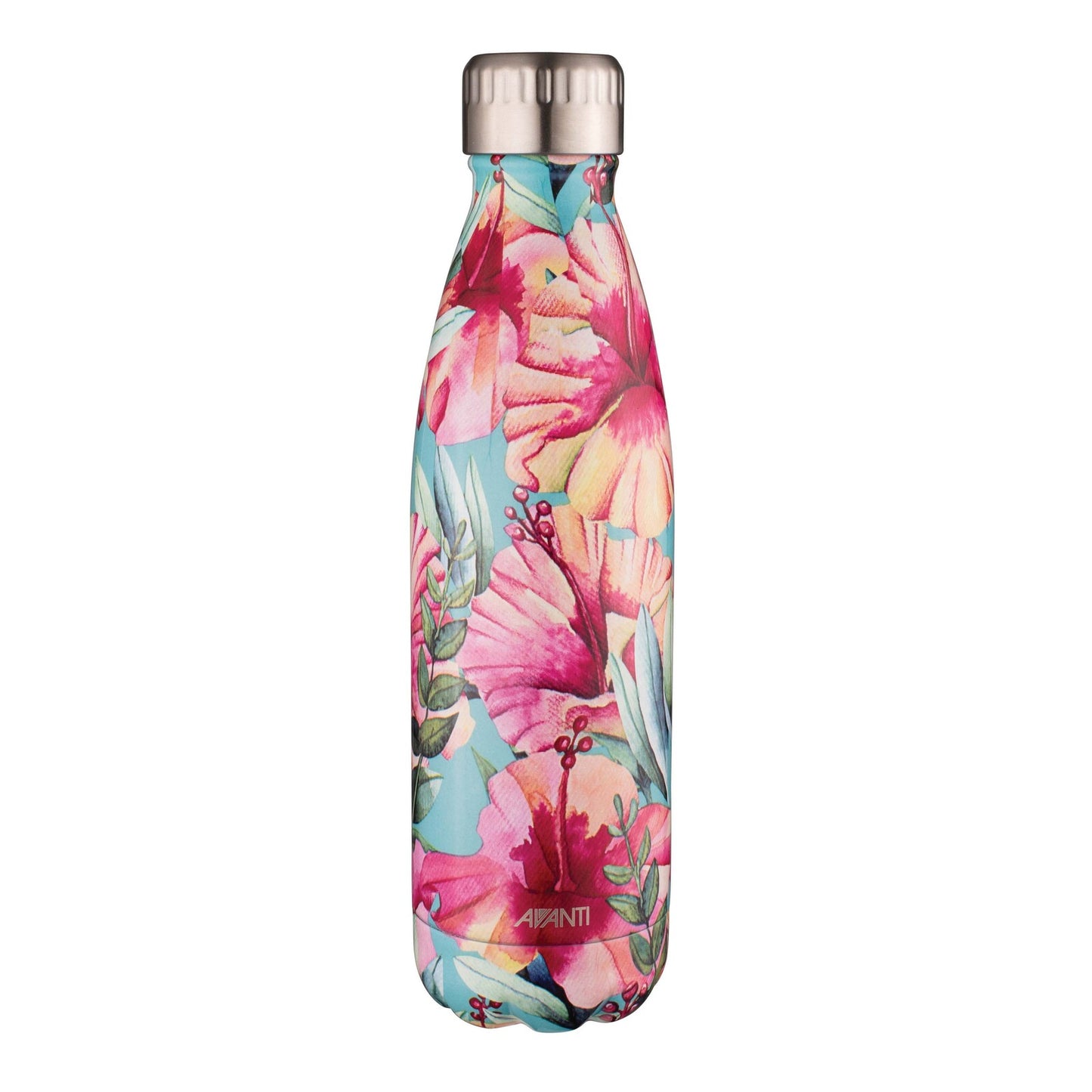 Insulated Drink Bottle - Hibiscus