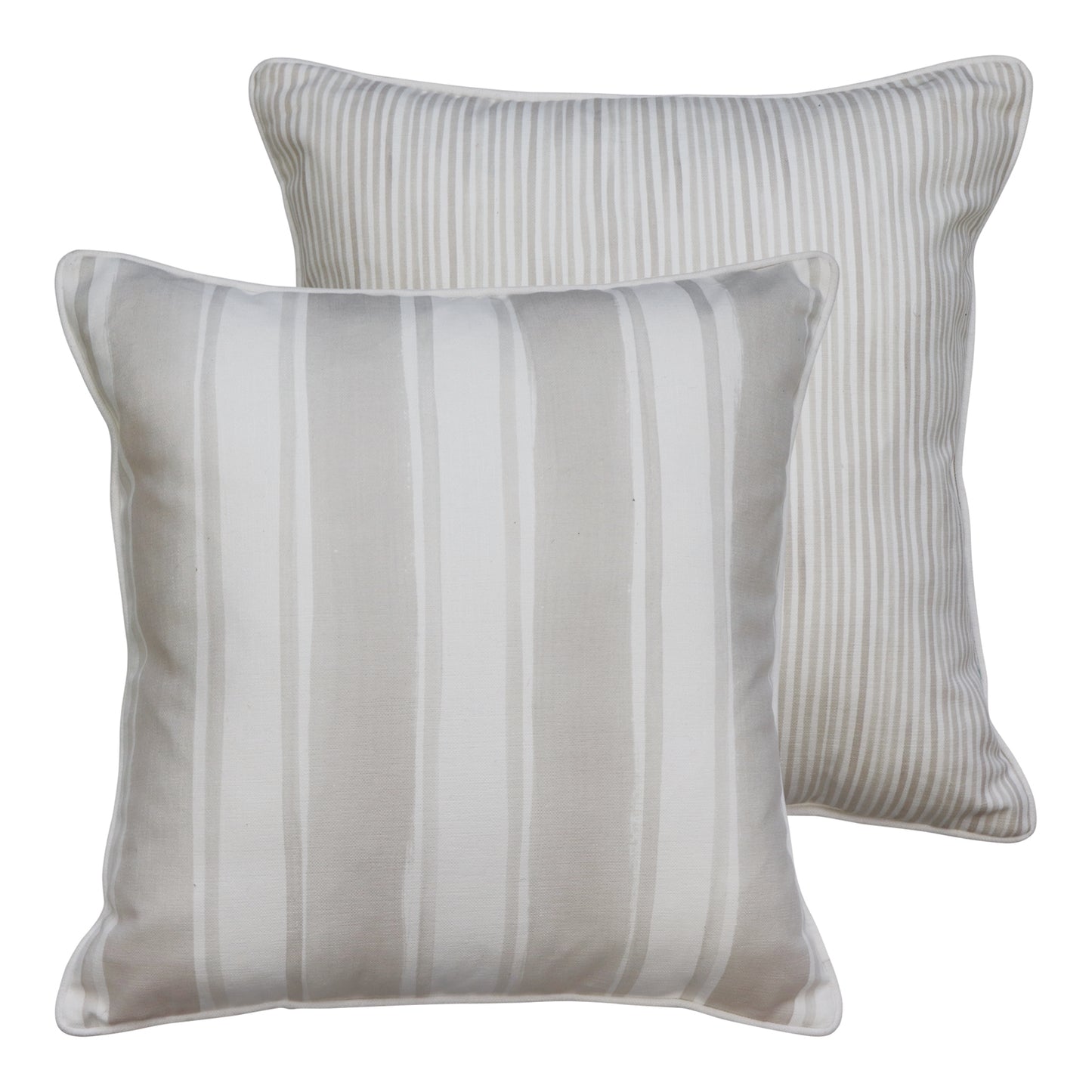 Fraser Stripe Cushion - Sand