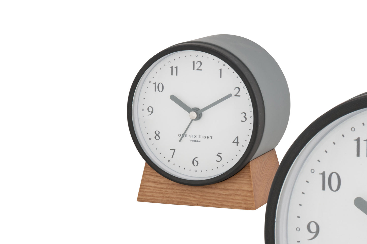 Nina Alarm Clock - Charcoal Grey