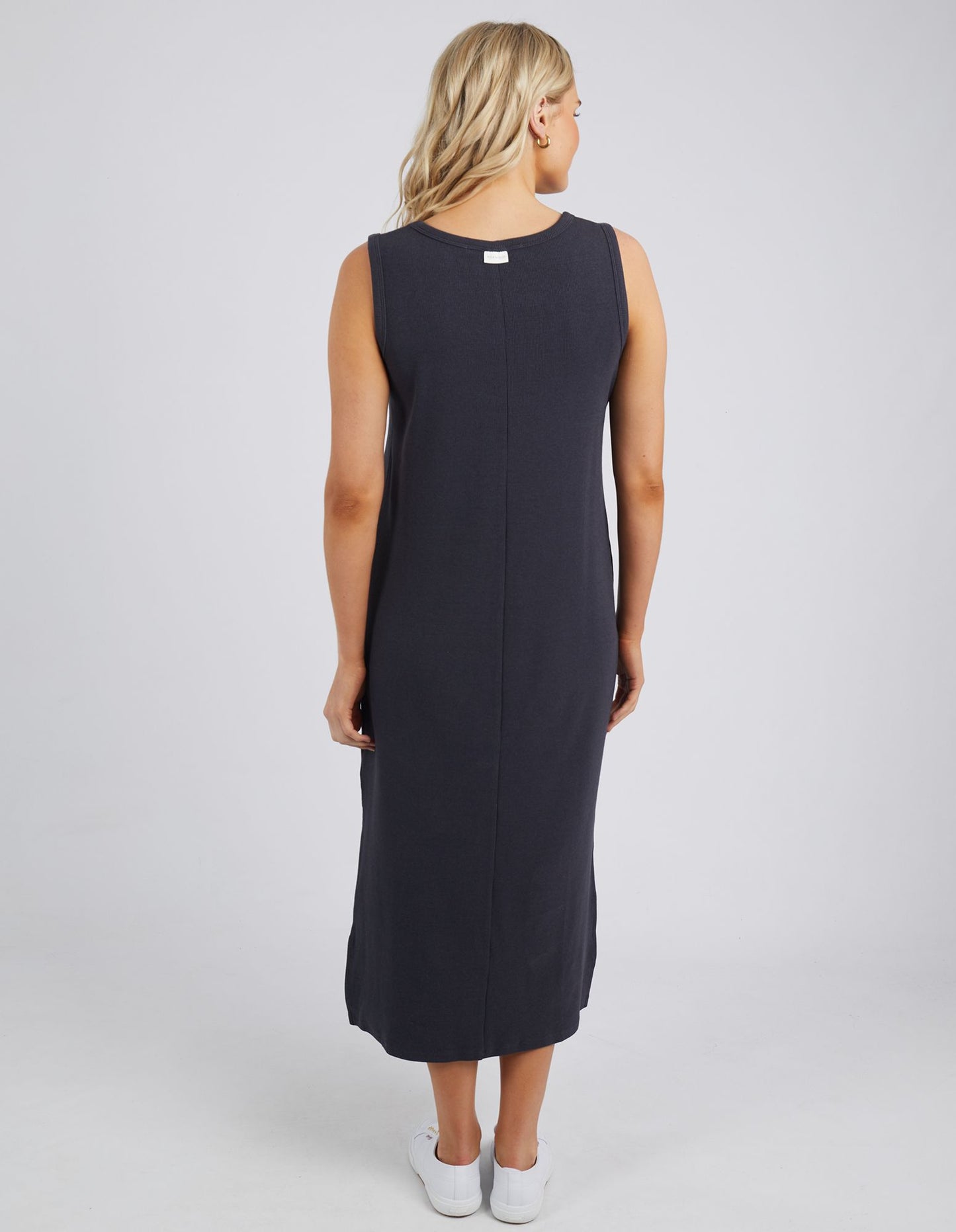 The Katie Coal Rib Dress