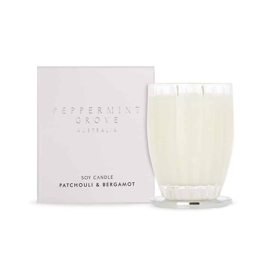Patchouli & Bergamot Soy Candles