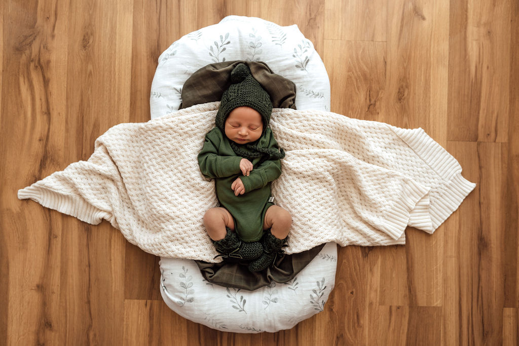 Olive Long Sleeve Bodysuit
