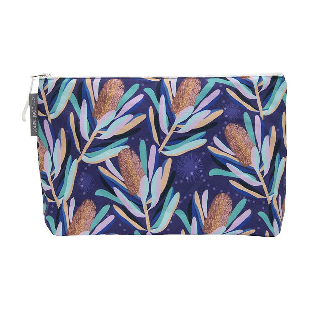 Large Cosmetic Bag | Banksia Dark
