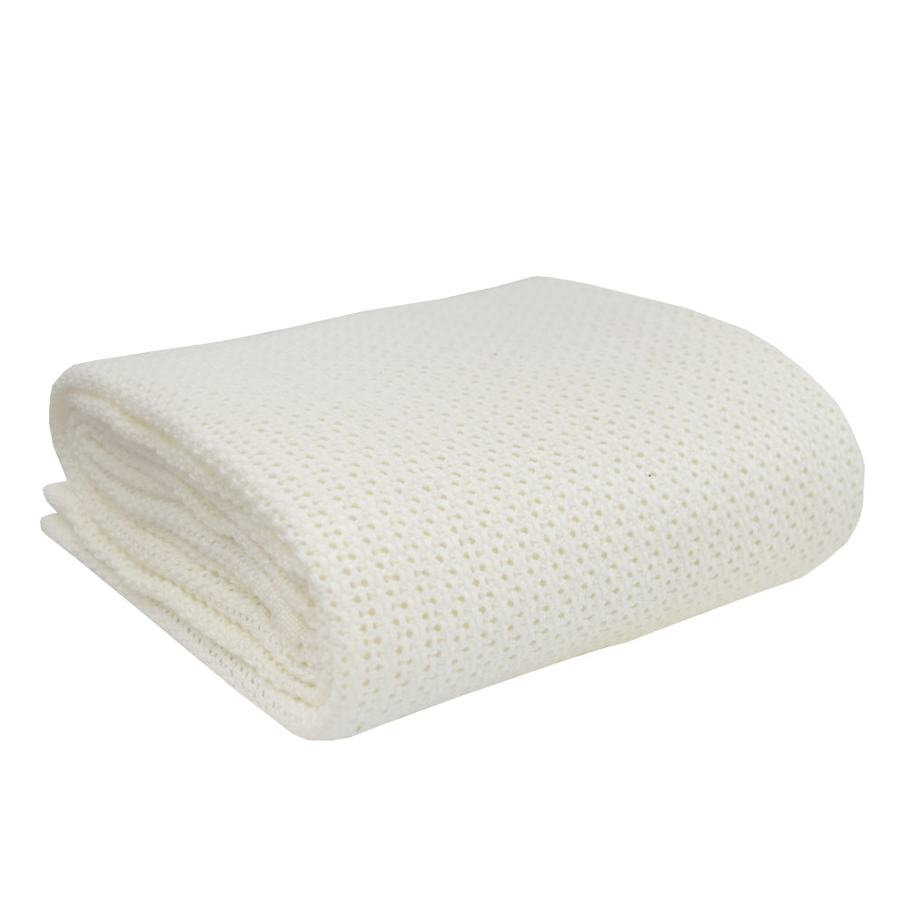 Organic Bassinet/Cradle Cellular Blankets