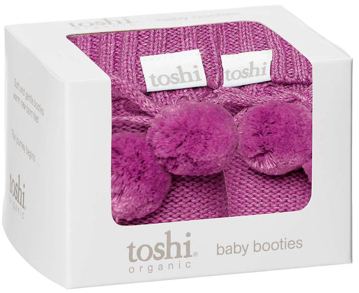 Organic Booties Marley Violet