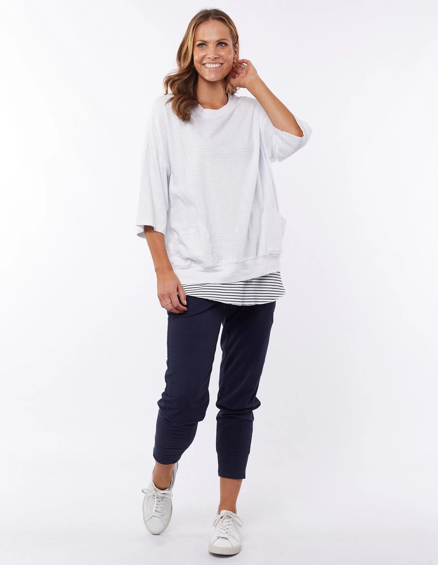 White Mazie Sweat