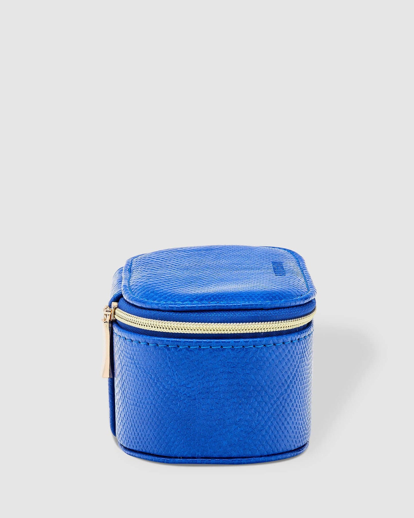 Olive Lizard Cobalt Jewellery Box | Louenhide