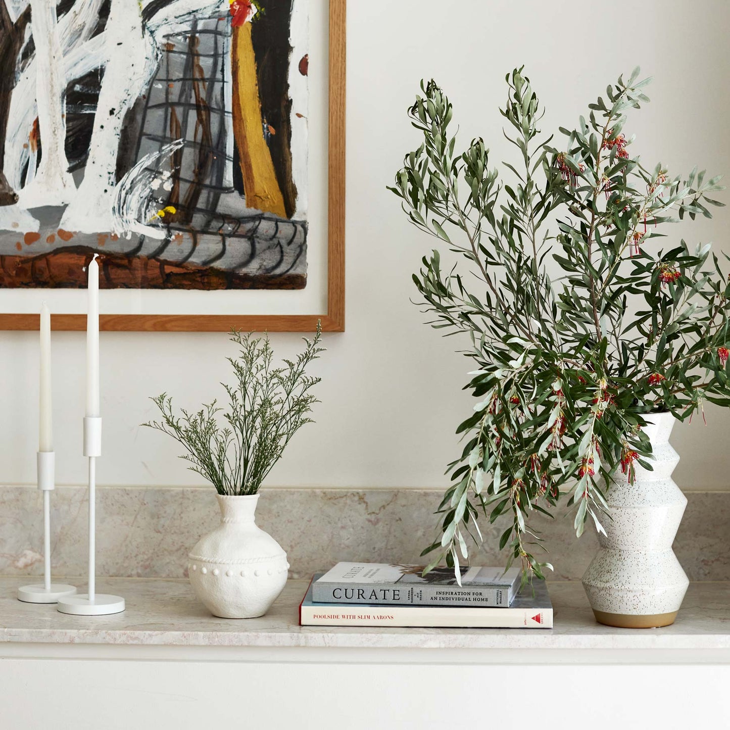 Totem Speckle Glazed Vases