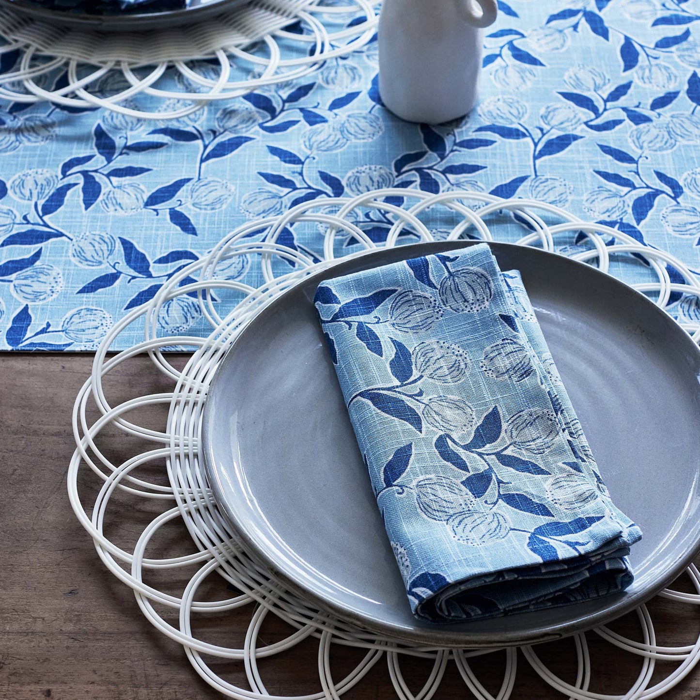 Layla Blue Napkin - Set of 4