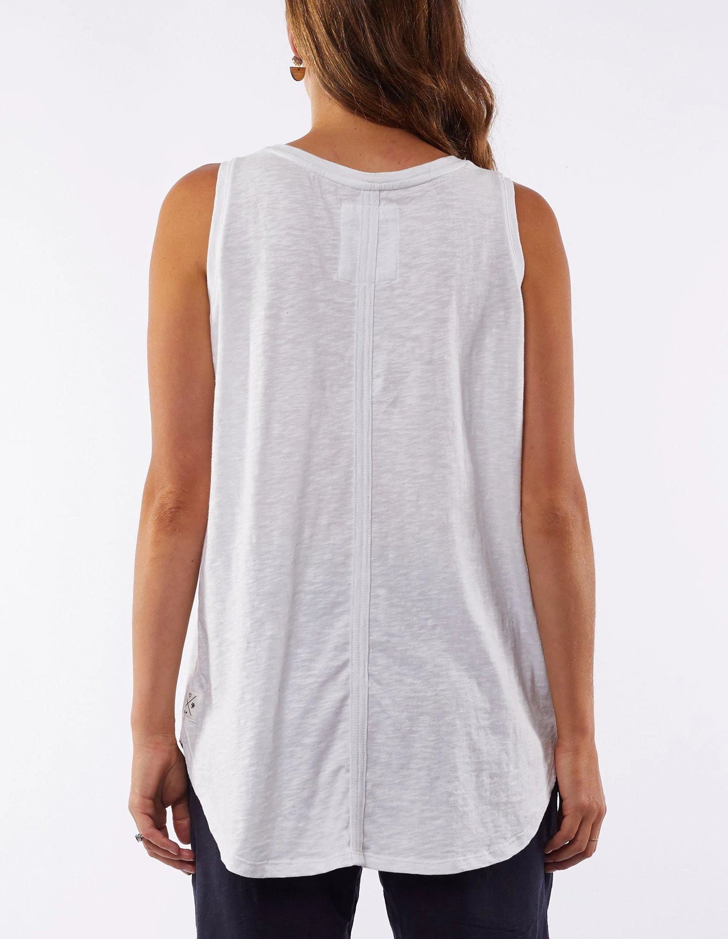 White Scoop Tank