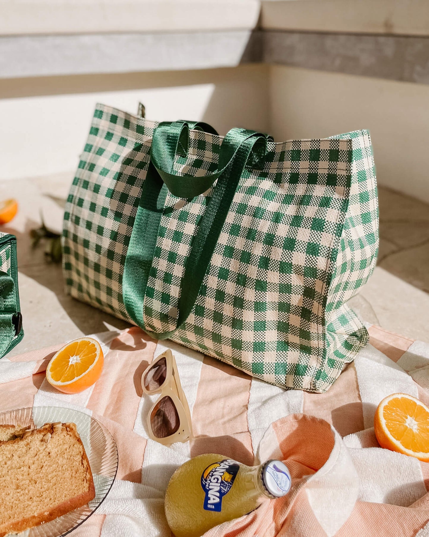 Simpson Darcy Green Cream Picnic Set | Louenhide