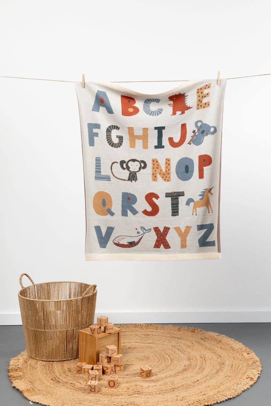Alphabet Blanket