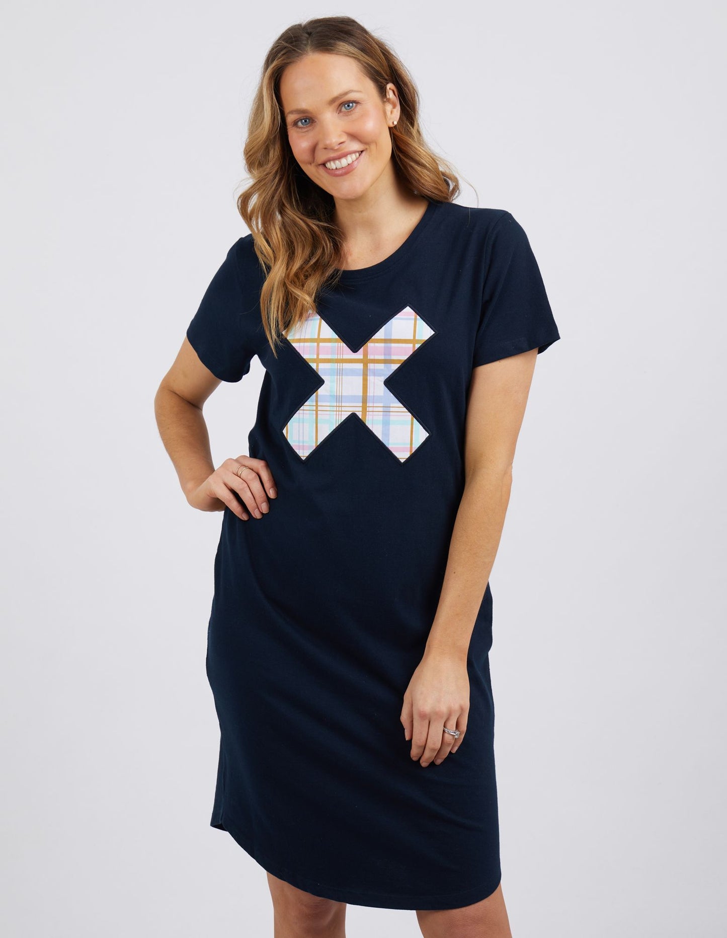 Cross Your Fingers Shirt Dress
