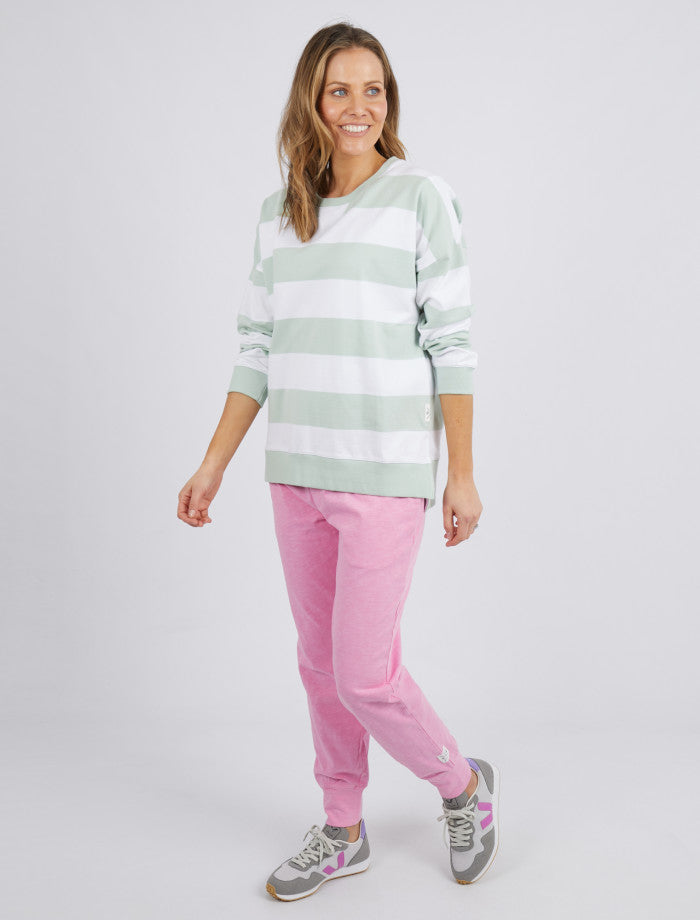 Billie Block Stripe Crew