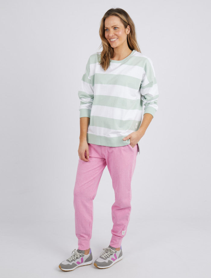 Billie Block Stripe Crew
