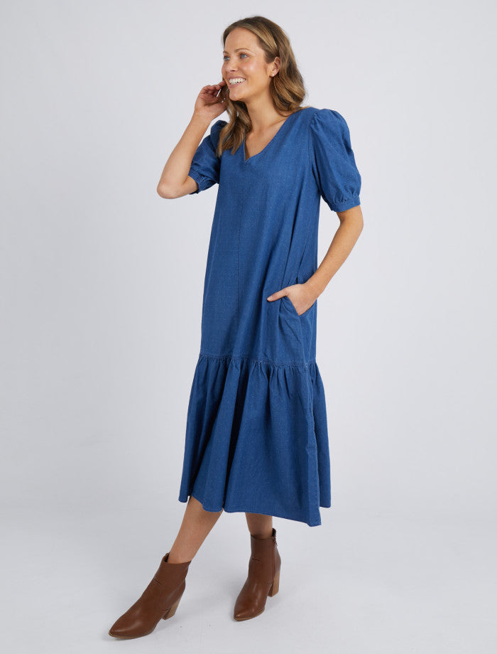 Christie Indigo Blue Dress