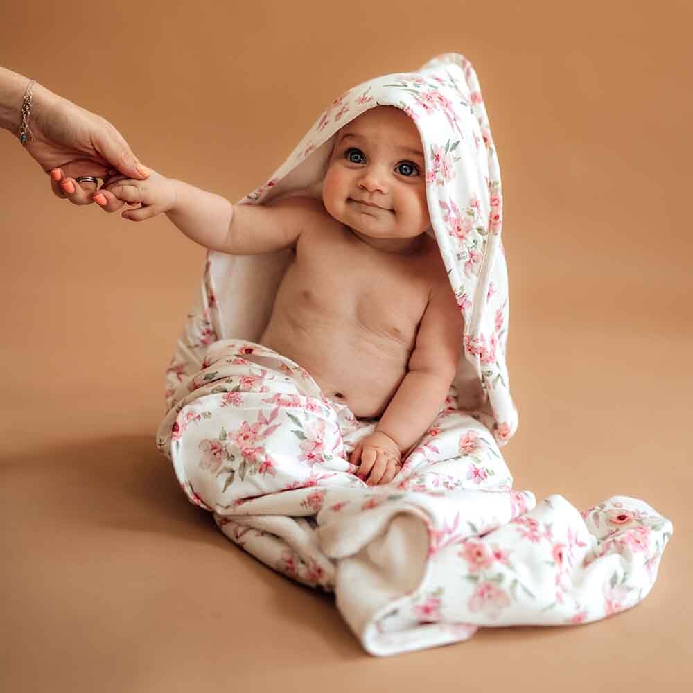 Camille Organic Hooded Towel