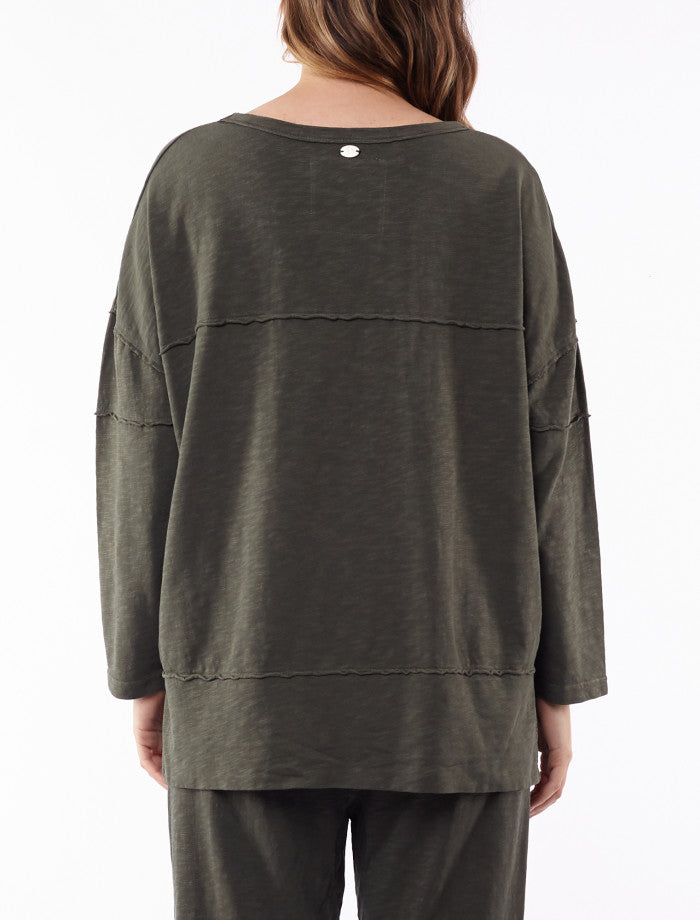 Jayne Khaki Throw On