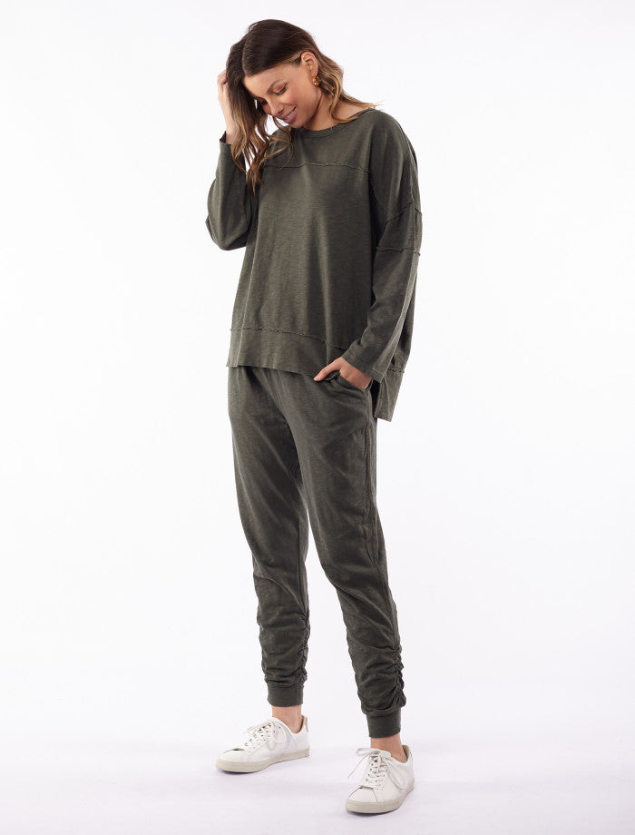 Jayne Khaki Throw On