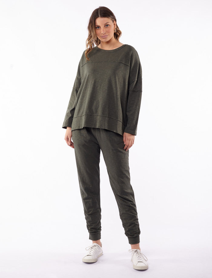 Jayne Khaki Throw On