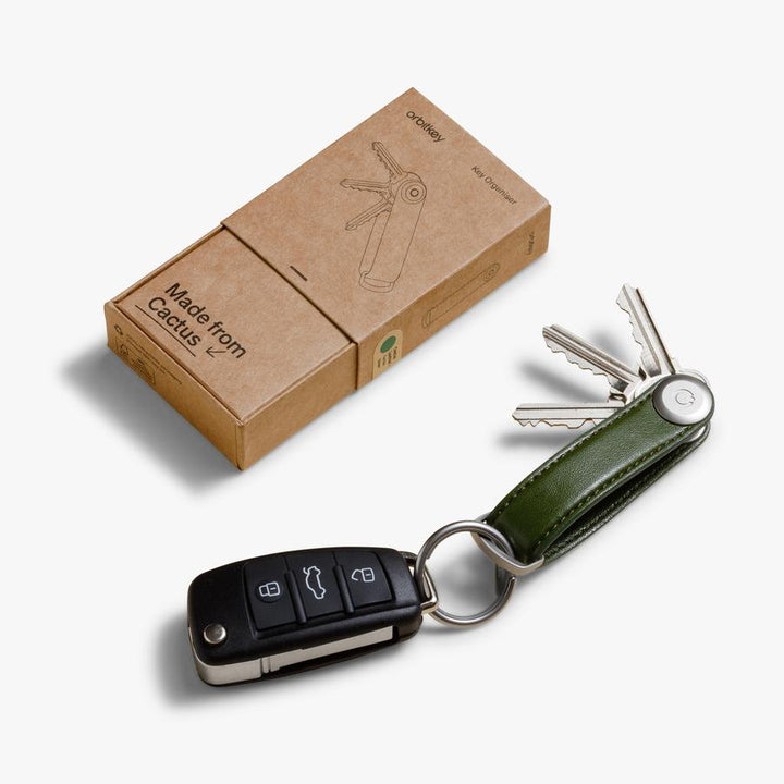 Key Organiser Cactus Leather - Cactus Green