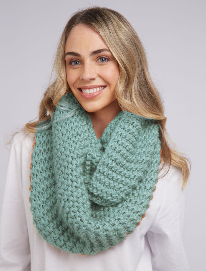 Organic Loop Scarf - Sage