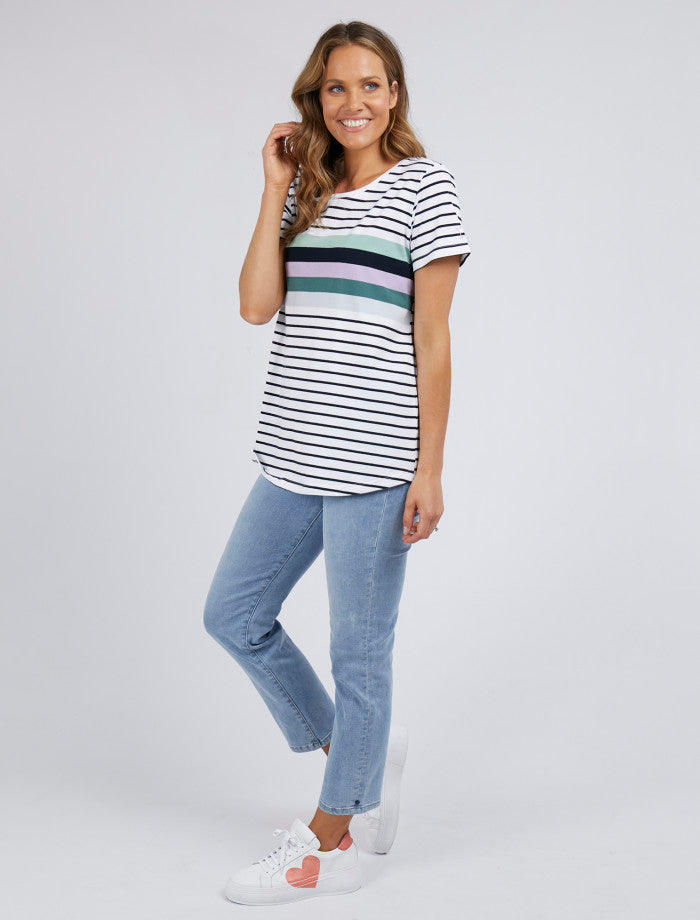 River Stripe Short Sleeve Top