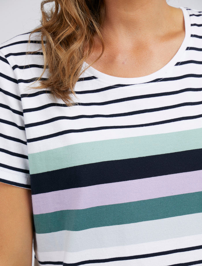 River Stripe Short Sleeve Top