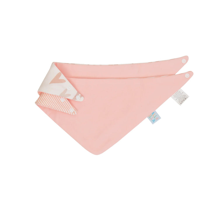 BANDANA BIBS 2PK - Hearts