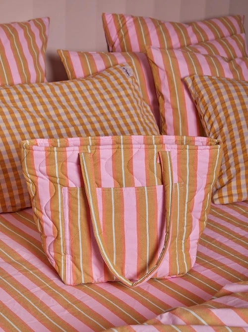 Sunrise Stripe Quilted Bag
