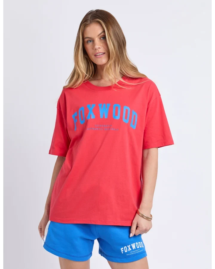 Interval Tee - Red/Blue